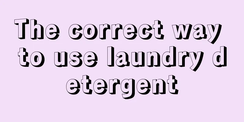 The correct way to use laundry detergent