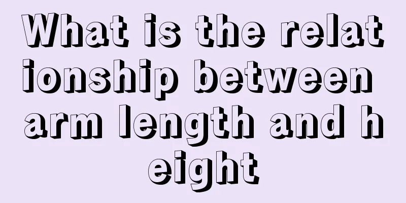 What is the relationship between arm length and height