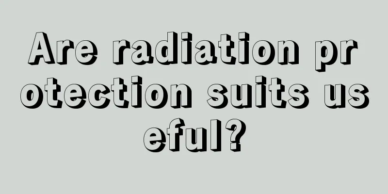 Are radiation protection suits useful?