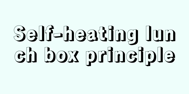Self-heating lunch box principle