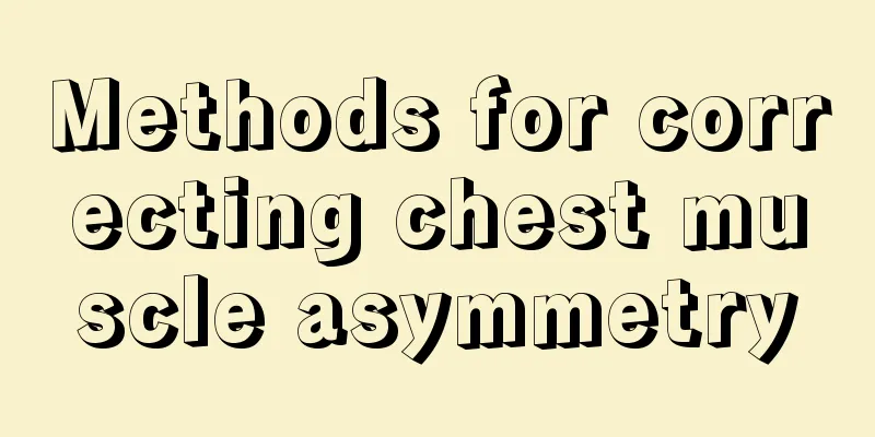 Methods for correcting chest muscle asymmetry