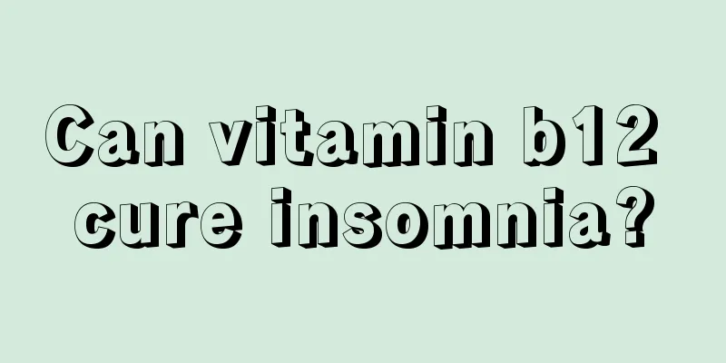 Can vitamin b12 cure insomnia?