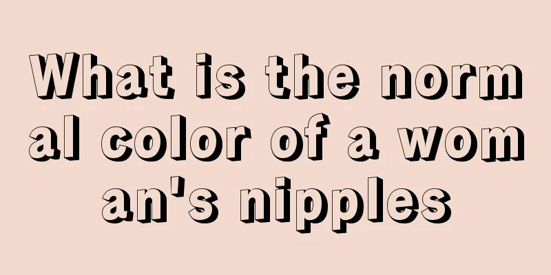 What is the normal color of a woman's nipples