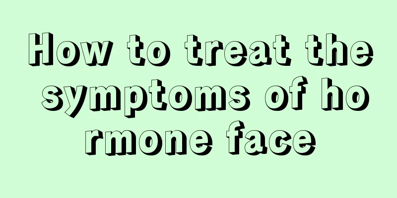 How to treat the symptoms of hormone face
