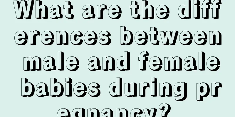 What are the differences between male and female babies during pregnancy? 