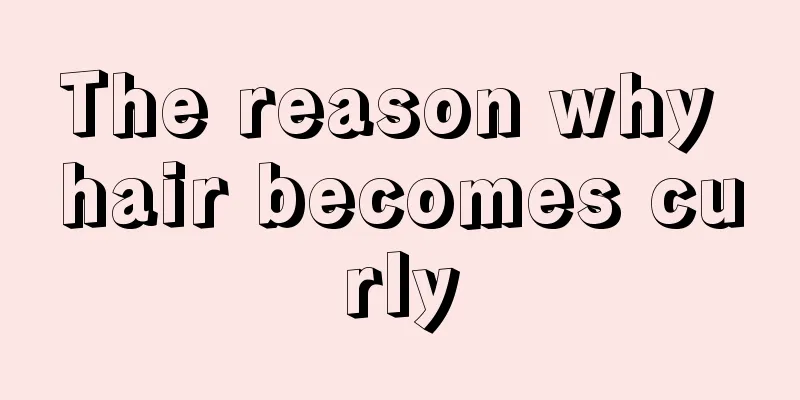 The reason why hair becomes curly