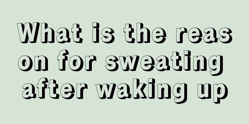 What is the reason for sweating after waking up