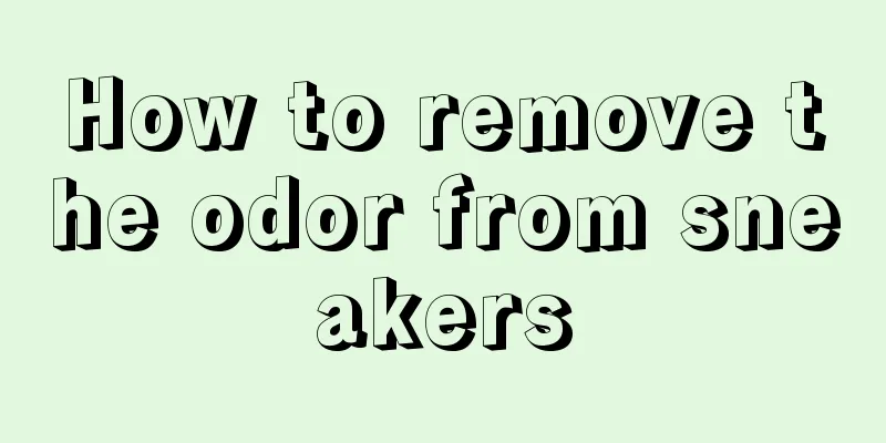 How to remove the odor from sneakers