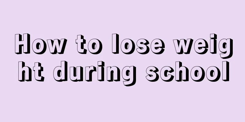 How to lose weight during school