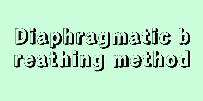 Diaphragmatic breathing method