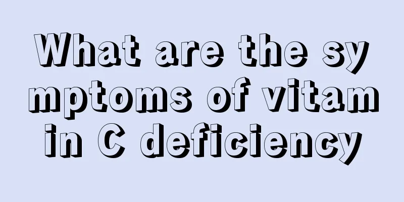What are the symptoms of vitamin C deficiency