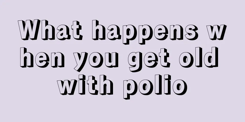 What happens when you get old with polio