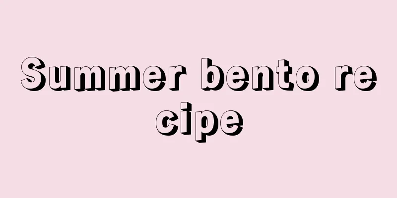 Summer bento recipe