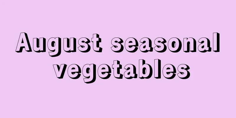 August seasonal vegetables
