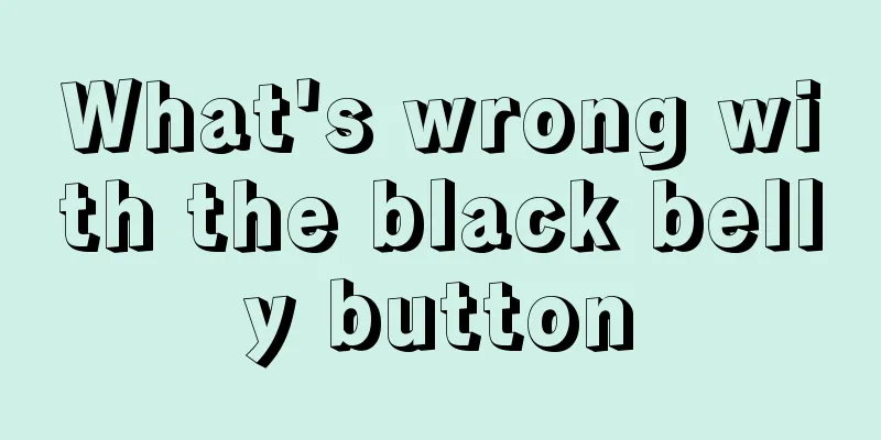What's wrong with the black belly button