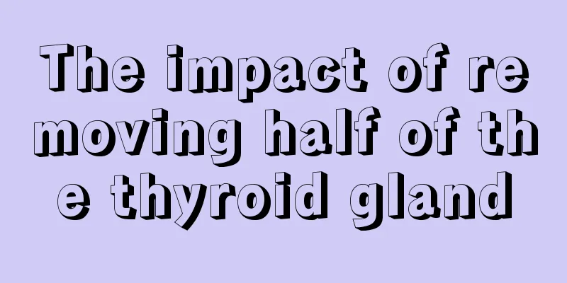 The impact of removing half of the thyroid gland