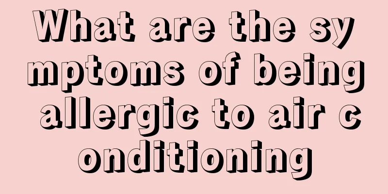What are the symptoms of being allergic to air conditioning