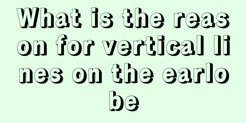 What is the reason for vertical lines on the earlobe