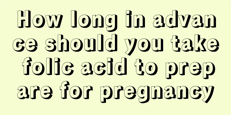 How long in advance should you take folic acid to prepare for pregnancy