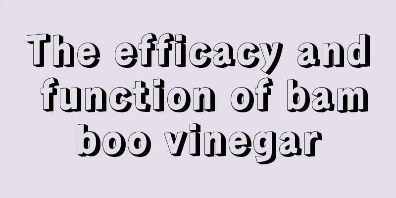 The efficacy and function of bamboo vinegar