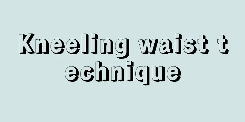 Kneeling waist technique