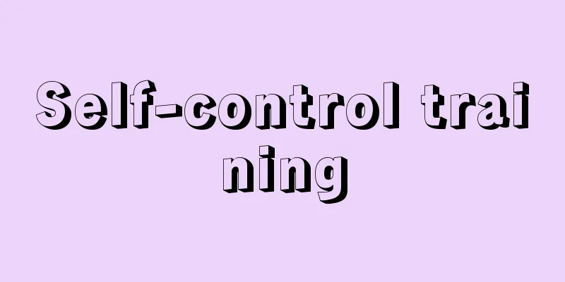 Self-control training