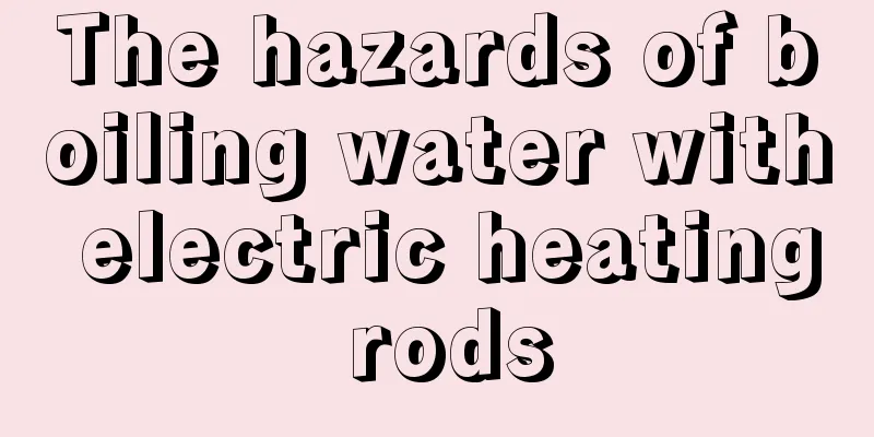 The hazards of boiling water with electric heating rods