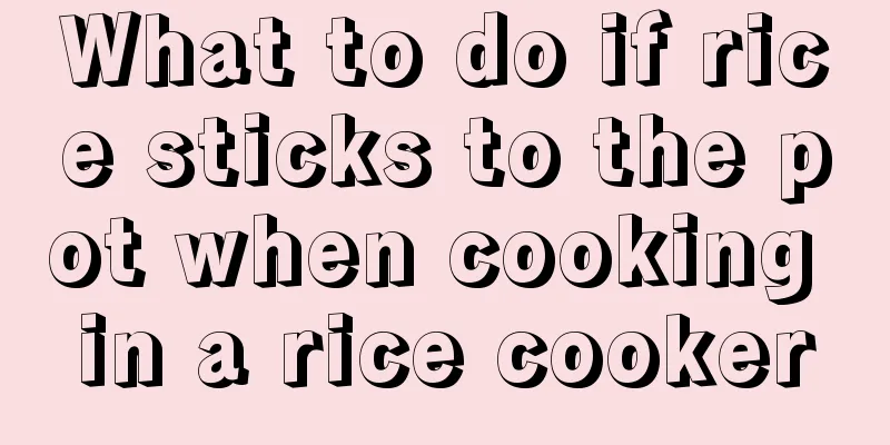 What to do if rice sticks to the pot when cooking in a rice cooker