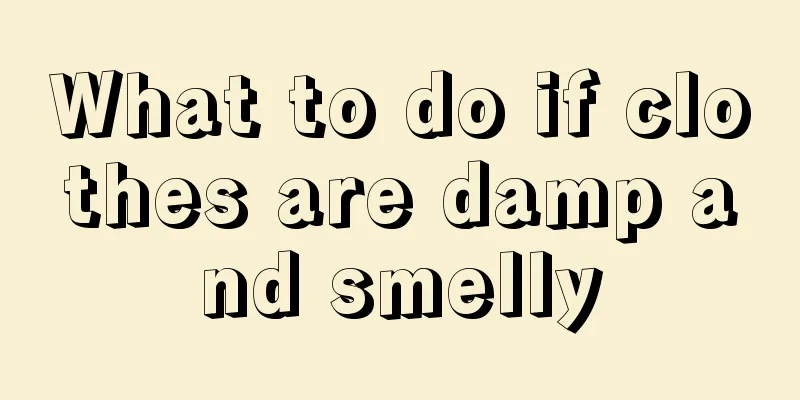 What to do if clothes are damp and smelly