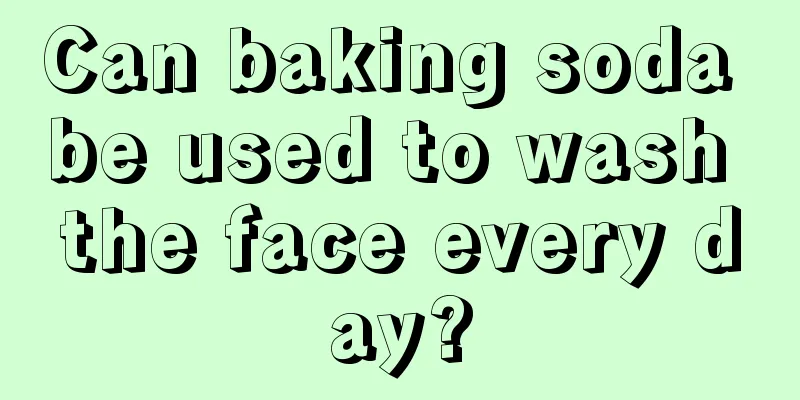Can baking soda be used to wash the face every day?