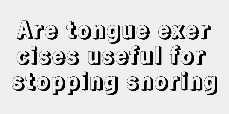 Are tongue exercises useful for stopping snoring