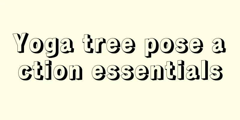 Yoga tree pose action essentials