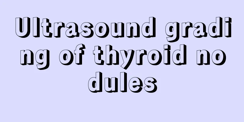 Ultrasound grading of thyroid nodules