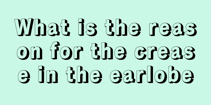 What is the reason for the crease in the earlobe