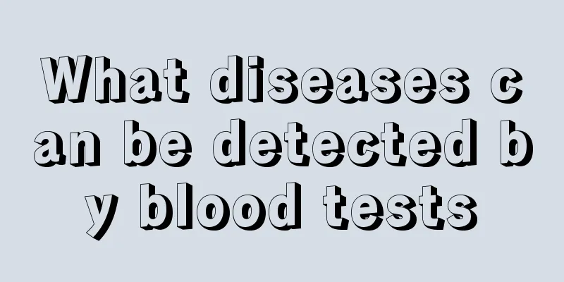 What diseases can be detected by blood tests