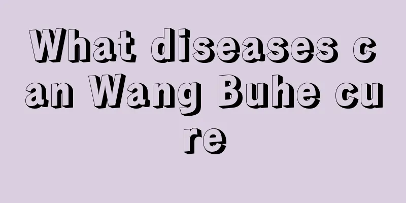 What diseases can Wang Buhe cure