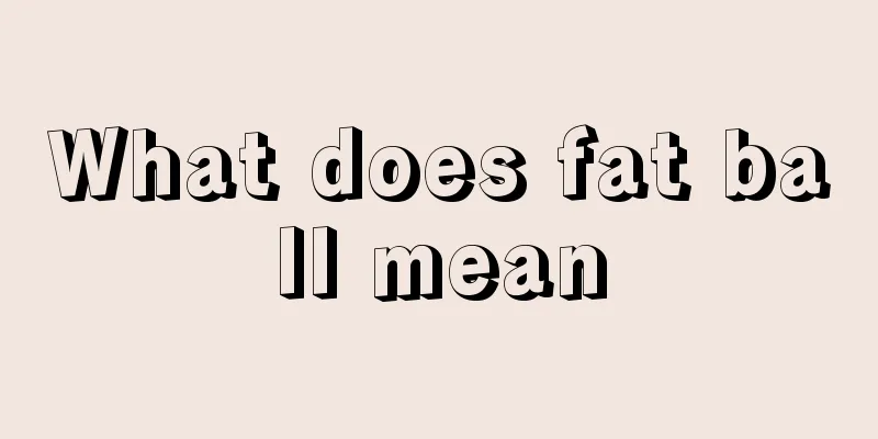 What does fat ball mean
