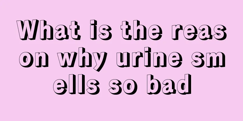 What is the reason why urine smells so bad