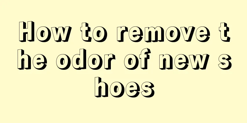 How to remove the odor of new shoes