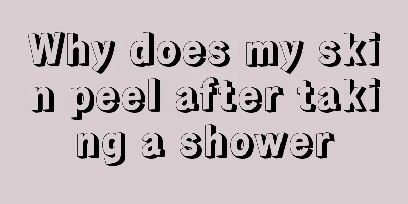 Why does my skin peel after taking a shower