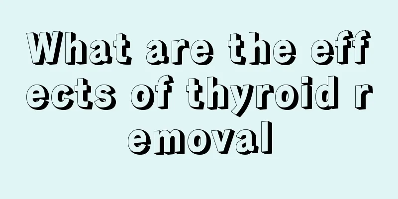 What are the effects of thyroid removal
