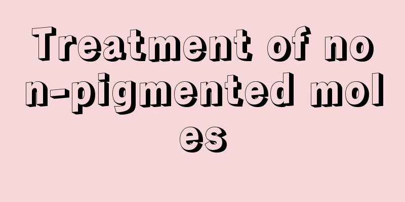 Treatment of non-pigmented moles