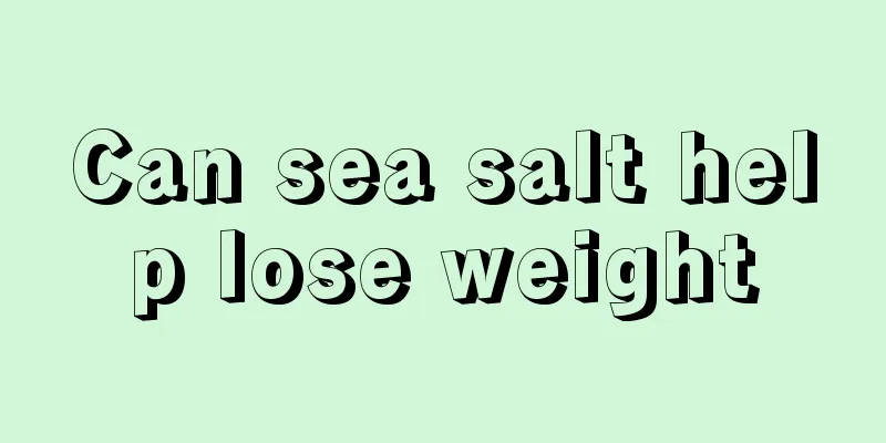 Can sea salt help lose weight