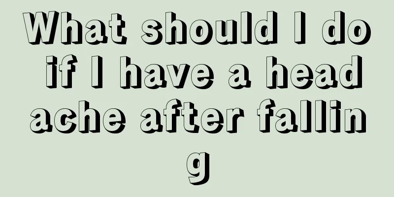 What should I do if I have a headache after falling