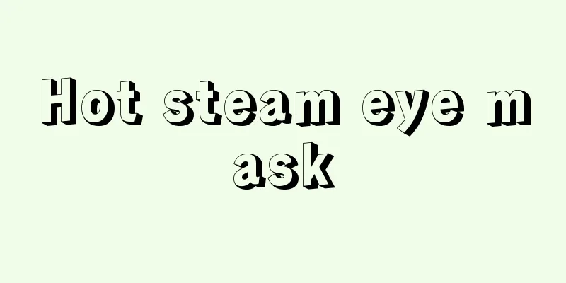 Hot steam eye mask
