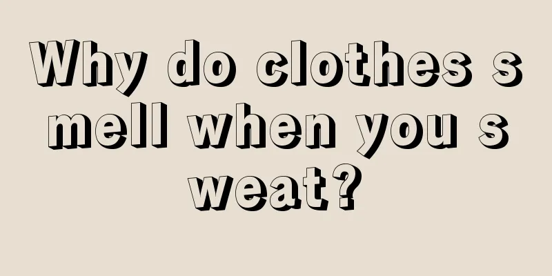 Why do clothes smell when you sweat?