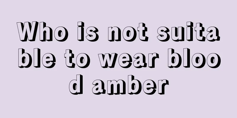 Who is not suitable to wear blood amber