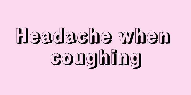 Headache when coughing