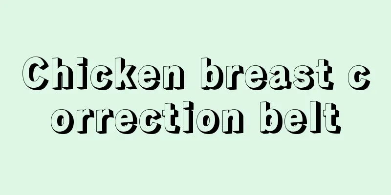 Chicken breast correction belt
