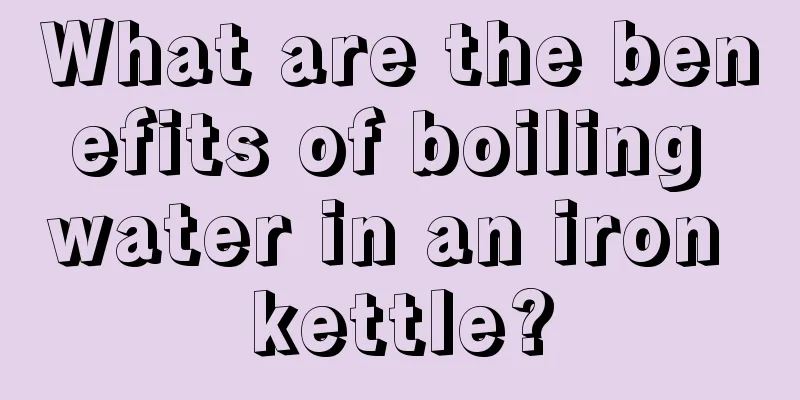 What are the benefits of boiling water in an iron kettle?